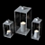 Enchanting Antique Brass Lanterns 3D model small image 3