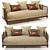 Contemporary Corona Sofa 3D model small image 1