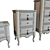 Solid Wood Chest Drawers 3D model small image 3