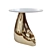 Bronze Glass Fuji Side Table 3D model small image 2