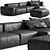 Living Divani NeoWall  Modern Minimalist Sofa 3D model small image 1