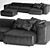 Living Divani NeoWall  Modern Minimalist Sofa 3D model small image 2