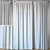 Aegean Blue Voile Curtains | 95" Length 3D model small image 2