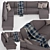 Liverpool Dream Modul Sofa with Dantone Elegance 3D model small image 2