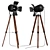 2019 SIMIG Loft Wooden Tripod Stand Lamp 3D model small image 1