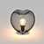 Zuma Cage Table Lamp: Sleek & Stylish Lighting 3D model small image 1