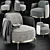 Nendo Designed Minotti Tape Armchair 3D model small image 1