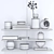 Elegance Enlivened: Bloomingville Decor Set 3D model small image 2