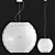 Elegant Charlotte Globe Pendant Light 3D model small image 1