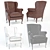 Phanter Armchair: Sleek and Stylish 3D model small image 3