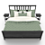 Elegant HEMNES Bed & Nightstand Set 3D model small image 2