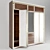 Animated Wardrobe - 2800 x 2900 x 600 (L x H x W) 3D model small image 1