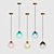 Glass Pendant Lamp: YY Lampatron Comet 3D model small image 2