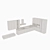 Stosa Infinity Diagonal D3: Modern Kitchen Design 3D model small image 2