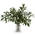 Elegant Branches Vase Set 3D model small image 1