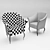 Sophisticated Cozy Chair 3D model small image 2