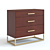 Stylish Pottery Barn Fitz Dresser 3D model small image 1