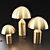 Elegant Metal Atollo Table Lamp 3D model small image 1