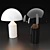 Elegant Metal Atollo Table Lamp 3D model small image 2