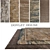 DOVLET HOUSE Carpets - 5-Piece Set (Part 368) 3D model small image 1