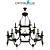 Suerte Brown SP12+6 Pendant Chandelier 3D model small image 1