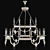 Suerte Brown SP12+6 Pendant Chandelier 3D model small image 3