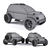 Automoblox X9x: Stylish Toy Car 3D model small image 2