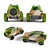 Automoblox X9x: Stylish Toy Car 3D model small image 3