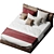 Newbridge Soft Bed: Unparalleled Comfort 3D model small image 2