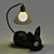 Whisker Glow Cat Lamp 3D model small image 3