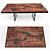 Rustic River Walnut Coffee Table 3D model small image 2