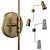 Versatile Cypress Swing Arm Sconce 3D model small image 3