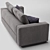 Reversi 14 Molteni & C: Stylish Modern Sofa 3D model small image 2