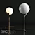 Sleek Modern Table Lamp 3D model small image 1