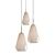 Elegant Nuura Opal Pendant Trio 3D model small image 1