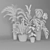 Exotic Houseplant Collection 3D model small image 3