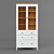 HEMNES Glass-door Cabinet 3D model small image 1