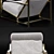 Vintage RH Milo Baughman Chair 3D model small image 2
