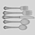 Elegant Oneida Tableware Set 3D model small image 3