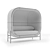 Cozy Cocoon Capsule Sofa 3D model small image 3