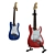 Electric Squier Affinity Stratocaster - Blue/Red 3D model small image 1