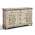 Elegant Luella Extra Wide Dresser 3D model small image 1