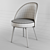 Luxury Roche Velvet Dining Chairs 3D model small image 3