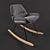 Modern Bay Rocking Chair 3D model small image 1