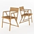  Brazilian Designer Atibaia Chair 3D model small image 1