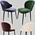 Elegant Eichholtz Dining Chair 3D model small image 2