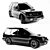 Vintage Subaru Forester Crossover 3D model small image 1