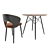 Elegant Dining Chair Set 3D model small image 2