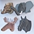 Wildlife Wonders: 3D Animal Trophy Heads 3D model small image 2
