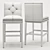 Eichholtz Cesare Bar Stool: Sleek and Stylish 3D model small image 3